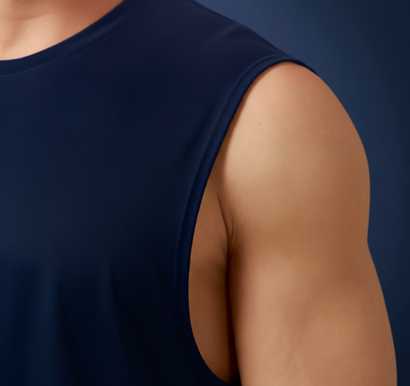 Vector Navy Cut-Off Tank