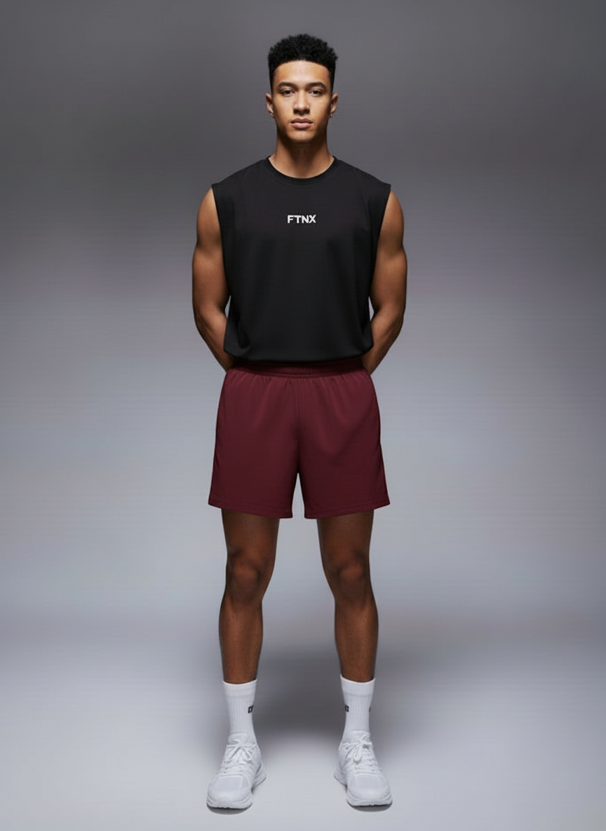 Vector Black Cut-Off Tank