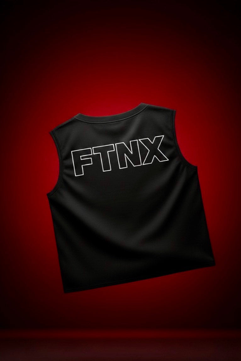 Vector Black Cut-Off Tank