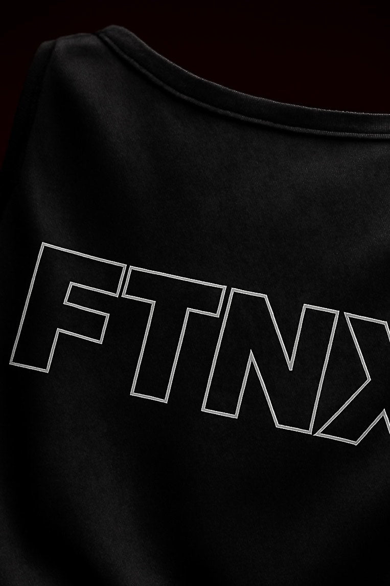 Vector Black Cut-Off Tank