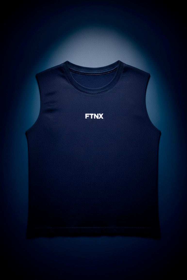 Vector Navy Cut-Off Tank