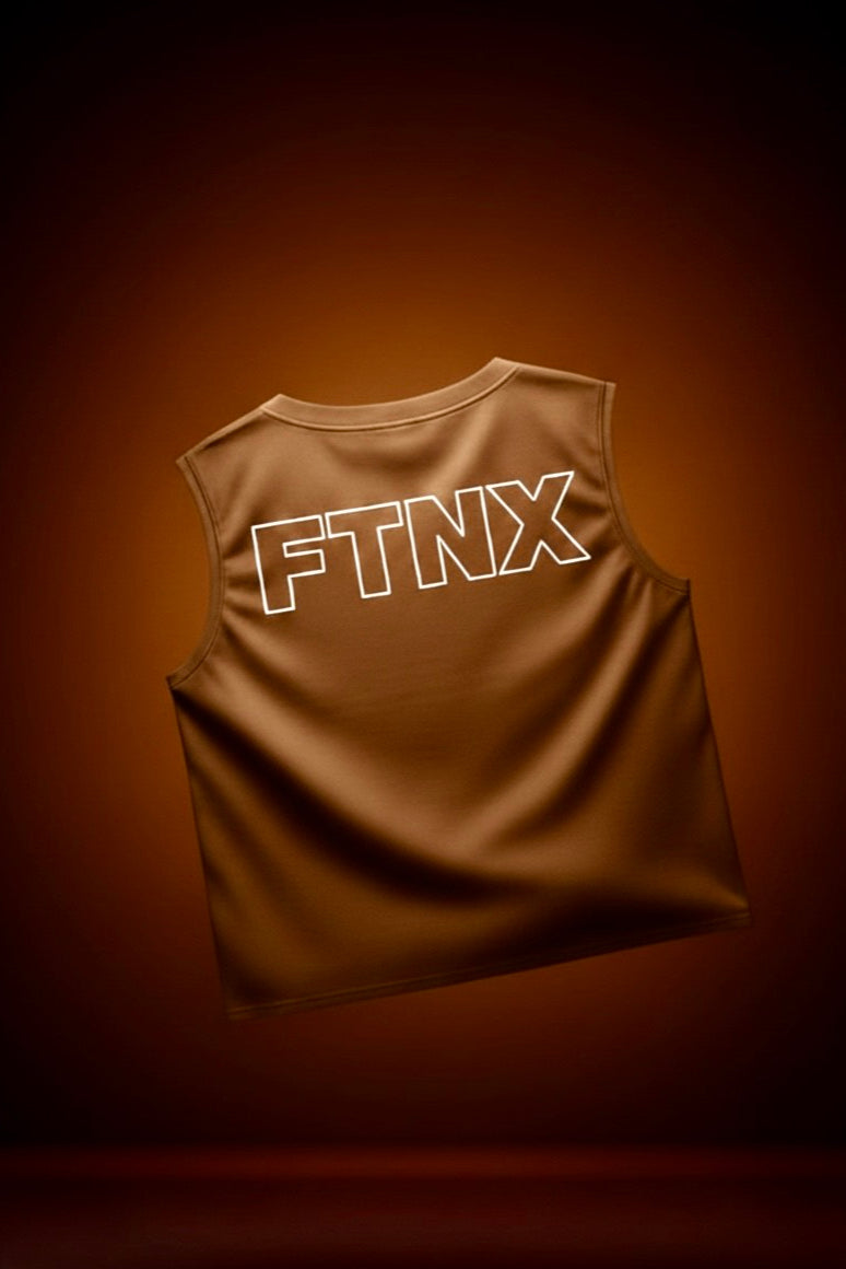 Vector Tawny Cut-Off Tank