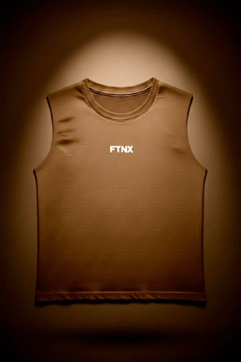 Vector Tawny Cut-Off Tank