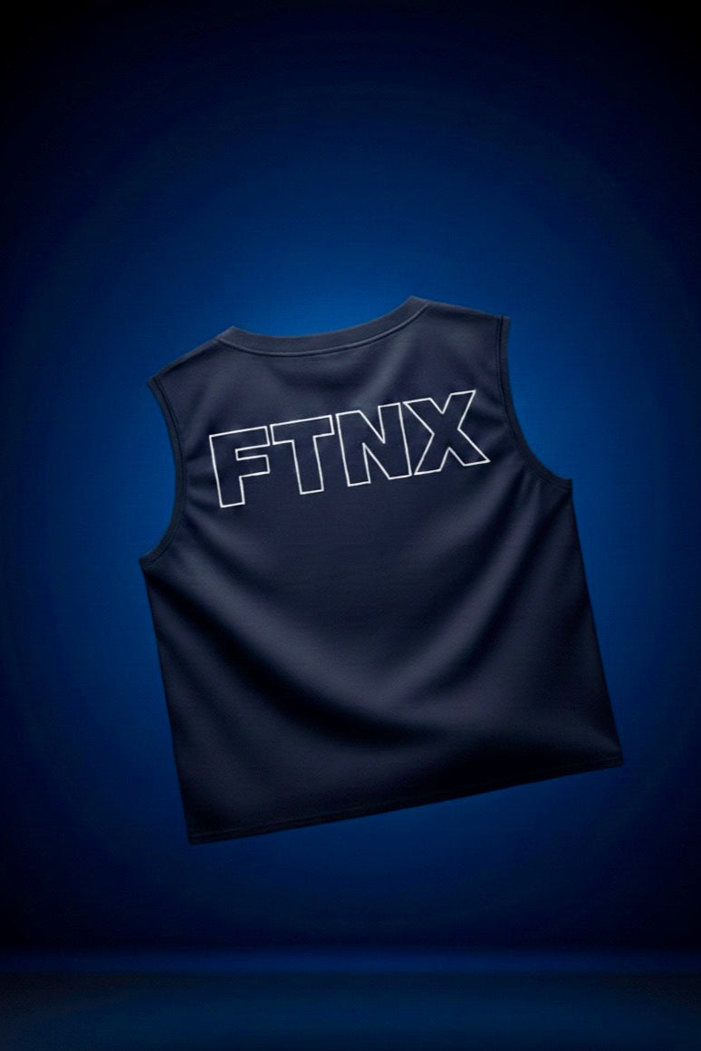 Vector Navy Cut-Off Tank