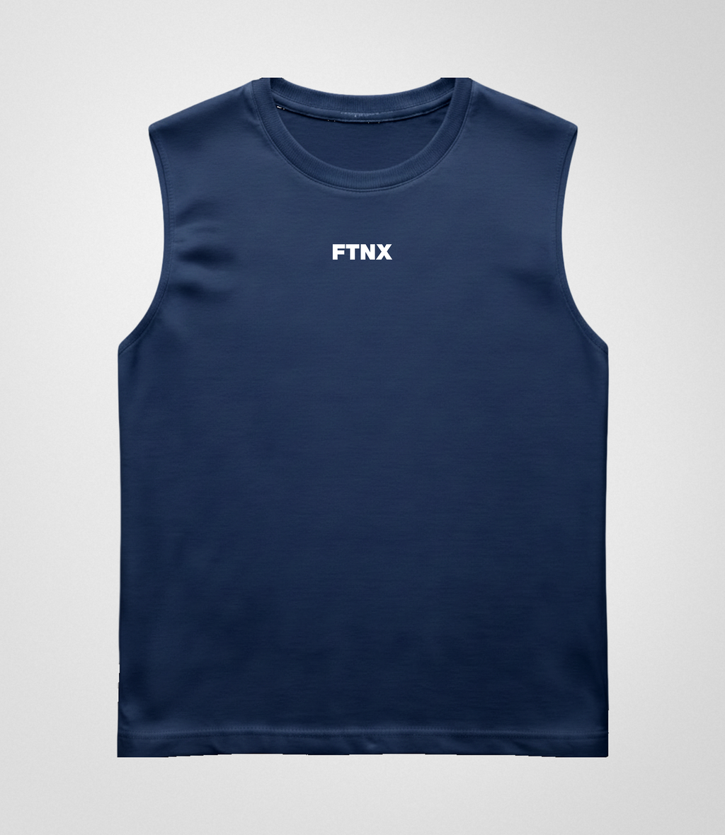 Vector Navy Cut-Off Tank