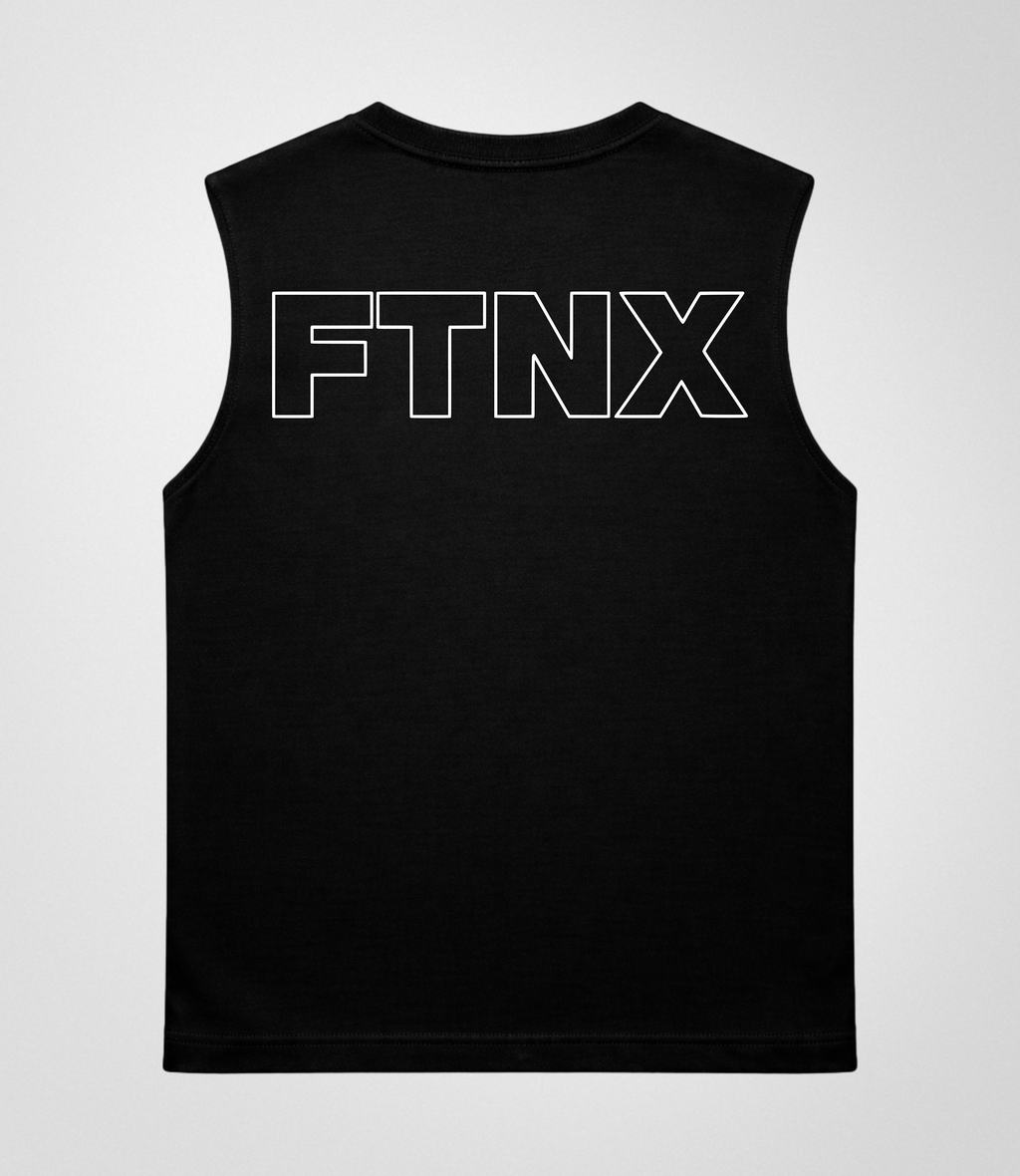 Vector Black Cut-Off Tank