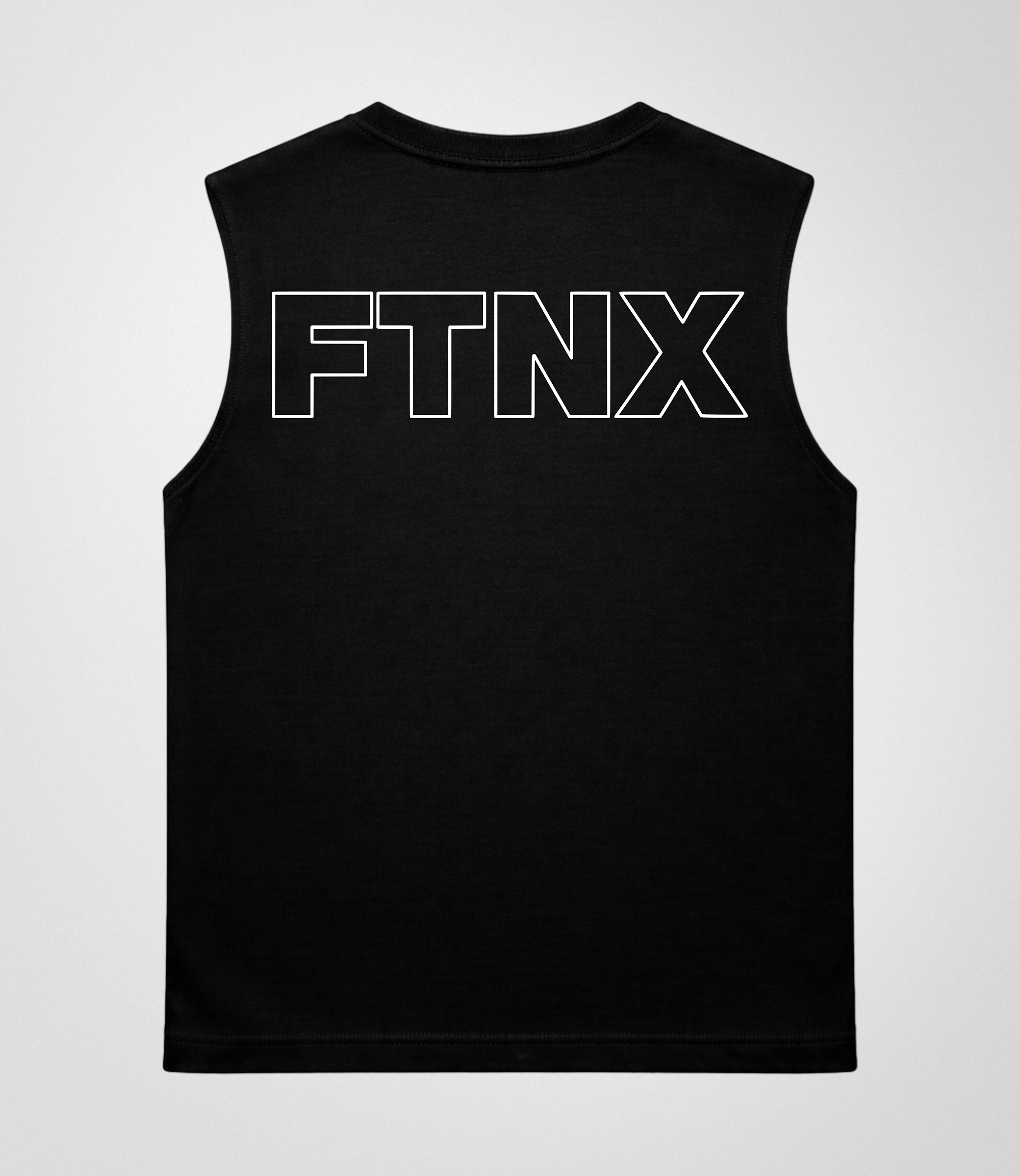 Vector Black Cut-Off Tank