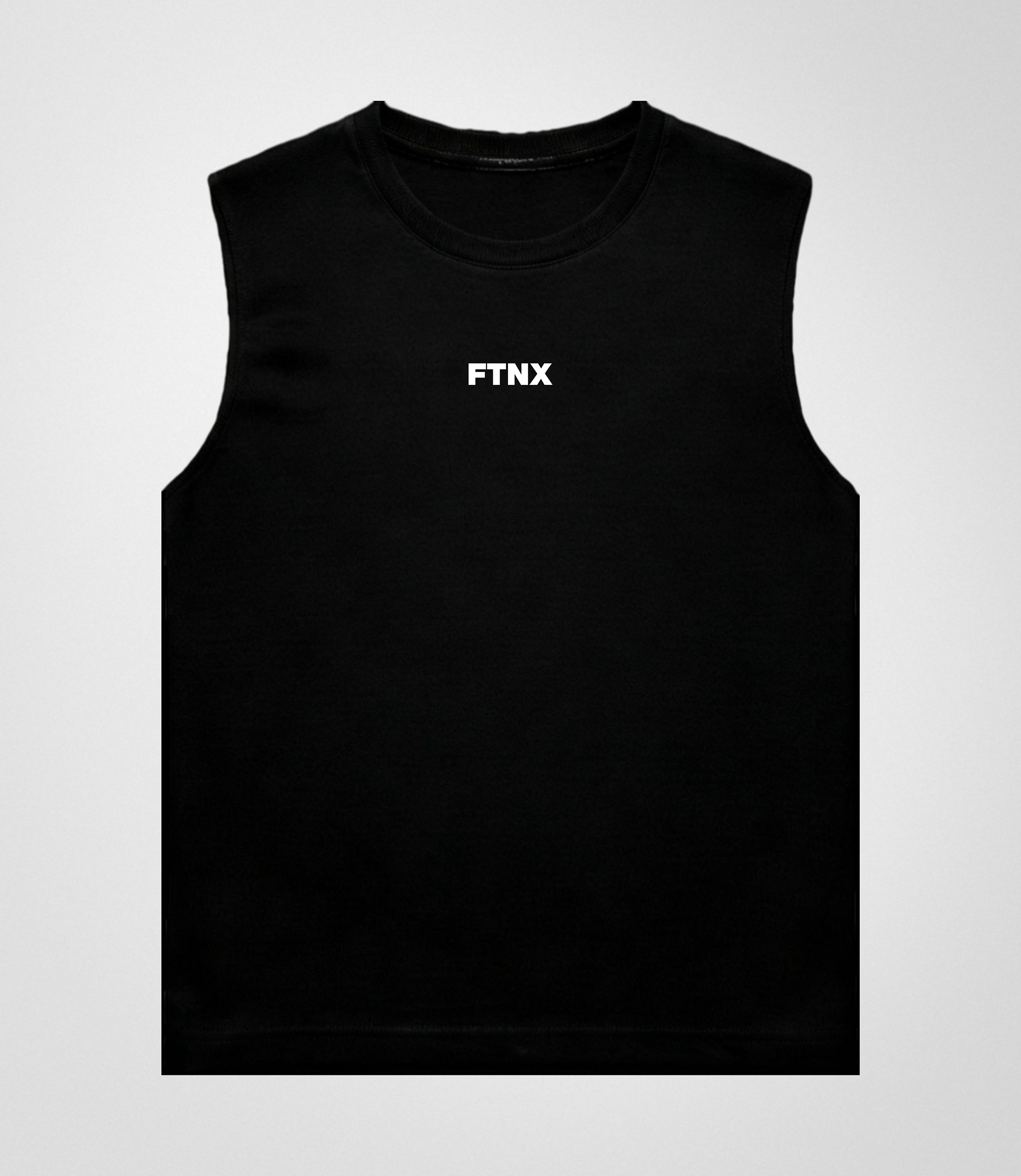 Vector Black Cut-Off Tank