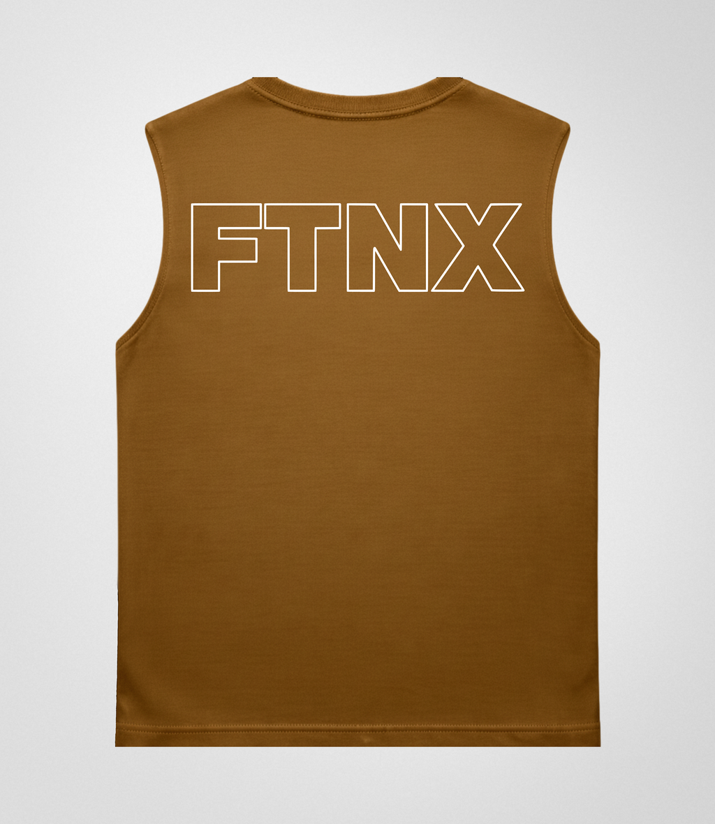 Vector Tawny Cut-Off Tank